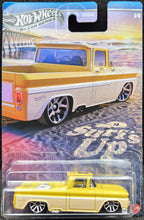 Load image into Gallery viewer, Hot Wheels 2025 Custom '62 Chevy Pickup Yellow Surf's Up Series 1/5 New