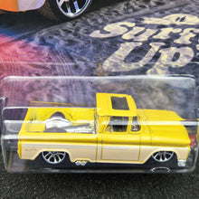 Load image into Gallery viewer, Hot Wheels 2025 Custom '62 Chevy Pickup Yellow Surf's Up Series 1/5 New