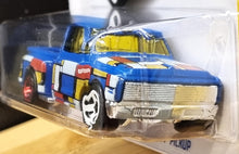 Load image into Gallery viewer, Hot Wheels 2022 Custom '69 Chevy Pickup Blue #108 HW Art Cars 4/10 New Long Card