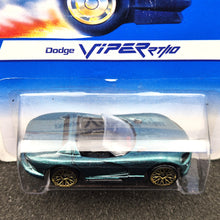 Load image into Gallery viewer, Hot Wheels 1996 Dodge Viper RT/10 Dark Green #13585 Gold Metal Speed New Long Card