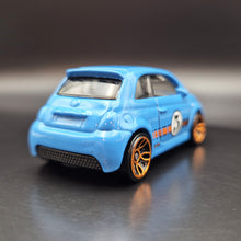 Load image into Gallery viewer, Hot Wheels 2024 Fiat 500e Light Blue #22 Compact Kings 2/5
