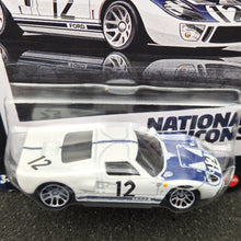 Load image into Gallery viewer, Hot Wheels 2025 Ford GT40 White National Icons Series 1/5 New Long Card
