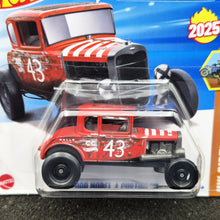 Load image into Gallery viewer, Hot Wheels 2025 Ford Model A Custom '31 Matte Red #140 HW Dirt 7/10 New