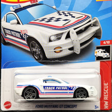 Load image into Gallery viewer, Hot Wheels 2022 Ford Mustang GT Concept White #188 HW Rescue 4/10 New Long Card