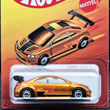 Load image into Gallery viewer, Hot Wheels 2025 Honda Civic Si Orange The Hot Ones Series 5/8 New Long Card