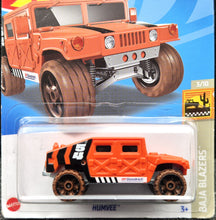 Load image into Gallery viewer, Hot Wheels 2022 Humvee Orange #25 Baja Blazers 3/10 New Long Card