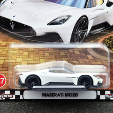 Load image into Gallery viewer, Hot Wheels 2025 Maserati MC20 White Hot Wheels Boulevard #127 New
