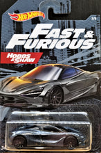 Load image into Gallery viewer, Hot Wheels 2020 McLaren 720S Sarthe Grey Fast & Furious 3/5 New Long Card