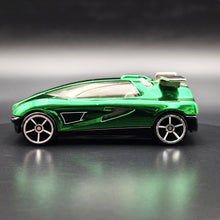 Load image into Gallery viewer, Hot Wheels 2011 Octainium Chrome Green Super 6-Lane Raceway Car