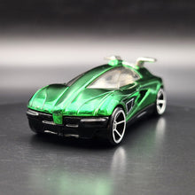 Load image into Gallery viewer, Hot Wheels 2011 Octainium Chrome Green Super 6-Lane Raceway Car