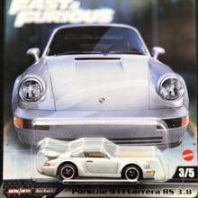 Load image into Gallery viewer, Hot Wheels 2024 Porsche 911 Carrera RS 3.8 Silver Fast & Furious Premium 3/5 New