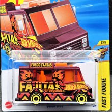 Load image into Gallery viewer, Hot Wheels 2025 Quick Bite Maroon #149 Fast Foodie 3/5 New Long Card