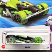 Load image into Gallery viewer, Hot Wheels 2025 RD-06 Black #105 HW Designed By 4/5 New Long Card