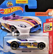 Load image into Gallery viewer, Hot Wheels 2018 RRRoadster White Holiday Racers 5/6 New Treasure Hunt
