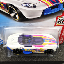 Load image into Gallery viewer, Hot Wheels 2018 RRRoadster White Holiday Racers 5/6 New Long Card Treasure Hunt
