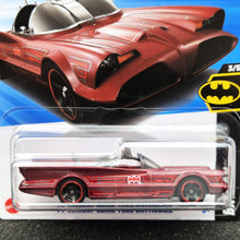 Load image into Gallery viewer, Hot Wheels 2025 TV Series Batmobile Dark Red #103 Batman 3/5 New Long Card