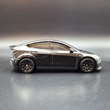 Load image into Gallery viewer, Hot Wheels 2024 Tesla Model Y Black #15 HW Green Speed 3/10