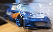 Load image into Gallery viewer, Hot Wheels 2018 '15 Mazda MX-5 Miata Blue #167 Nightburnerz 3/10 New