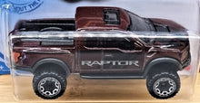 Load image into Gallery viewer, Hot Wheels 2021 '17 Ford F-150 Raptor Red-Brown #167 HW Torque 5/5 New Long Card