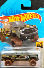 Load image into Gallery viewer, Hot Wheels 2021 '19 Chevy Silverado Trail Boss LT Green #80 Baja Blazers 7/10