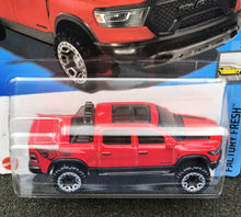 Load image into Gallery viewer, Hot Wheels 2024 '23 RAM 1500 Red #97 Factory Fresh 7/10 New Long Card