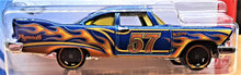 Load image into Gallery viewer, Hot Wheels 2020 '57 Plymouth Fury Blue #168 HW Flames 2/10 New Long Card