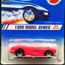 Load image into Gallery viewer, Hot Wheels 1995 '58 Corvette Coupe #341 Hot Pink 1995 Model Series 3/12
