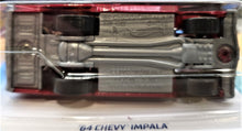 Load image into Gallery viewer, Hot Wheels 2020 '64 Chevy Impala Red #58 Tooned 9/10 New Long Card