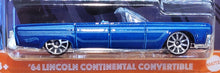 Load image into Gallery viewer, Hot Wheels 2021 '64 Lincoln Continental Convertible Blue HW Convertibles 5/10