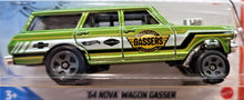 Load image into Gallery viewer, Hot Wheels 2020 '64 Nova Wagon Gasser Green #174 Muscle Mania 2/10 New Long Card