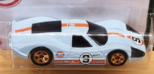 Load image into Gallery viewer, Hot Wheels 2022 '67 Ford GT40 MK.IV Light Blue #58 Retro Racers 4/10 New