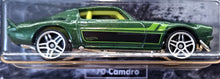 Load image into Gallery viewer, Hot Wheels 2020 '70 Camaro Green American Steel 9/10 New Long Card