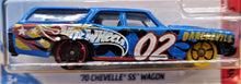 Load image into Gallery viewer, Hot Wheels 2018 '70 Chevelle SS Wagon Blue HW Daredevils 1/5 New Long Card