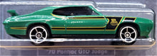 Load image into Gallery viewer, Hot Wheels 2020 '70 Pontiac GTO Judge Green American Steel 3/10 New Long Card