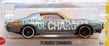 Load image into Gallery viewer, Hot Wheels 2022 '71 Dodge Charger Grey #109 HW Art Cars 5/10 New Long Card