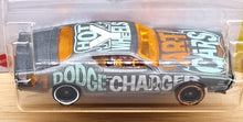 Load image into Gallery viewer, Hot Wheels 2022 '71 Dodge Charger Grey #109 HW Art Cars 5/10 New Long Card