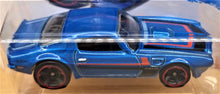 Load image into Gallery viewer, Hot Wheels 2016 '73 Pontiac Firebird Blue #123 Muscle Mania 3/10 New