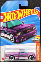 Load image into Gallery viewer, Hot Wheels 2025 '91 GMC Syclone Fuchsia #119 HW Hot Trucks 8/10 New Long Card