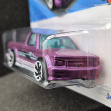 Load image into Gallery viewer, Hot Wheels 2025 '91 GMC Syclone Fuchsia #119 HW Hot Trucks 8/10 New Long Card