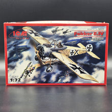 Load image into Gallery viewer, ICM Fokker E.IV #72111 1:72 Scale Model Kit