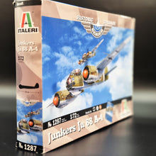 Load image into Gallery viewer, Italeri Junkers Ju 88 A-4 #1287 1:72 Scale Model Kit - Historic Upgrade Series with Booklet