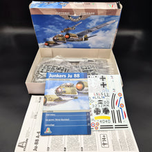 Load image into Gallery viewer, Italeri Junkers Ju 88 A-4 #1287 1:72 Scale Model Kit - Historic Upgrade Series with Booklet
