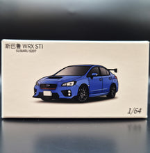 Load image into Gallery viewer, Explorafind JKM 2016 Subaru WRX STI S207 Blue 1:64 Die Cast Car