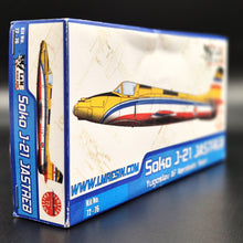 Load image into Gallery viewer, L & M Resin Kits Soko J-21 Jastreb Yugoslav AF Aerobatic Team #72-76 1:72 Model Kit