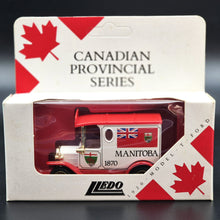 Load image into Gallery viewer, Lledo Days Gone 1920 Model T Ford Van Manitoba 1870 Canadian Provincial Series DG06081 New