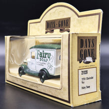 Load image into Gallery viewer, Lledo Days Gone 1934 Chevrolet Van Fairy Soap - Made with Olive Oil White DG21028