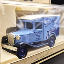 Load image into Gallery viewer, Lledo Days Gone 1934 Ford Model A Van Madame Tussaud’s Exhibition Light Blue DG13040