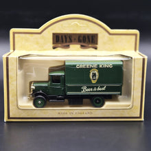 Load image into Gallery viewer, Lledo Days Gone 1934 Mack Canvas Backed Truck Greene King Ales Dark Green DG28010