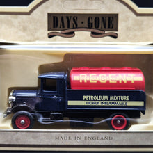 Load image into Gallery viewer, Lledo Days Gone 1934 Mack Tanker Regent Petroleum Mixture Dark Blue DG42002