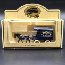 Load image into Gallery viewer, Lledo Days Gone Bushells Horse Drawn Delivery Van Dark Blue #LP03013 Bushells - The Tea of Flavor
